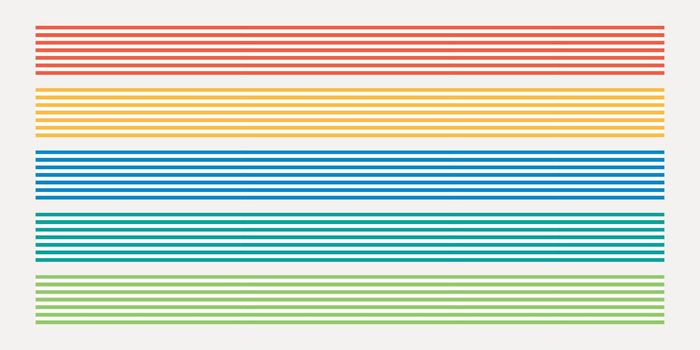 Stripes brush illustrator vector seamless pattern set