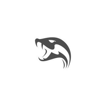 Snake icon logo design vector template