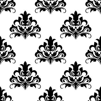 Seamless pattern with retro ornament antique style. Good for mural wallpaper, fabric, postcards and printing. Vector illustration.