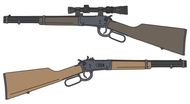Two recent classical repeating rifles