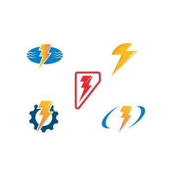 flash thunder bolt icon vector illustration design template