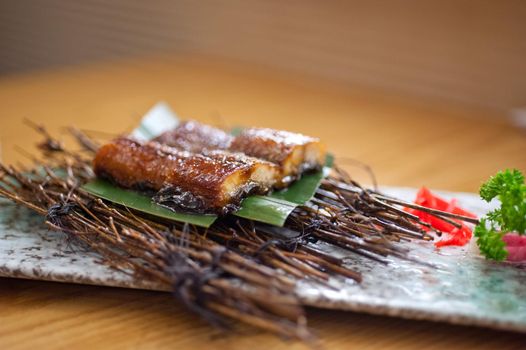 Japanese style roasted eel 