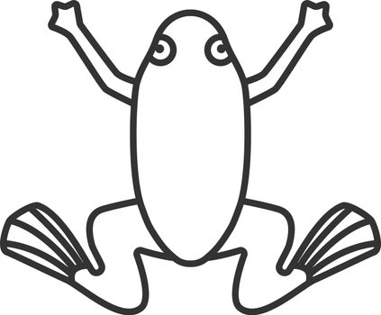 Frog linear icon