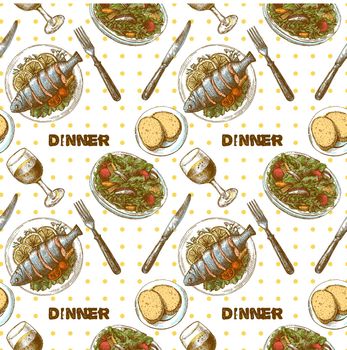 Baked Sea Bass background