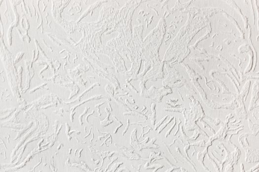 White wall stucco texture with abstract pattern plaster background