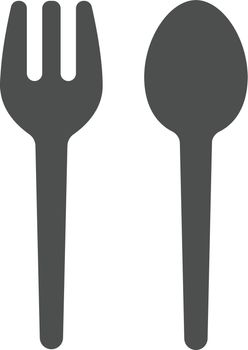 plastic tableware icon