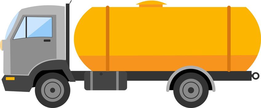 tanker truck vector illustration isolated on a white background