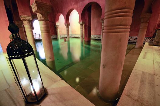 Arab Baths in Granada, Andalusia, Spain