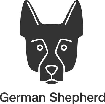 German Shepherd glyph icon