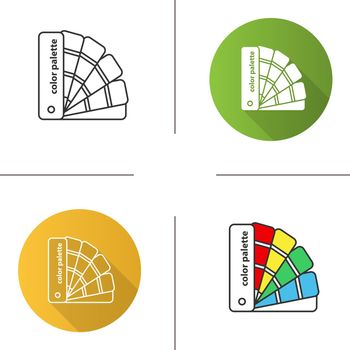 Color palette guide icon