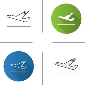 Airplane departure icon