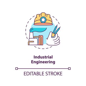 Industrial engineering concept icon