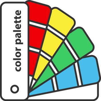 Color palette guide icon