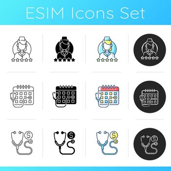 Medicine and healthcare icons set