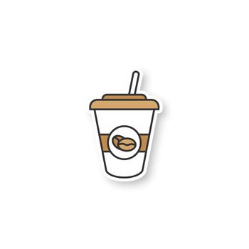 Iced coffee drink patch