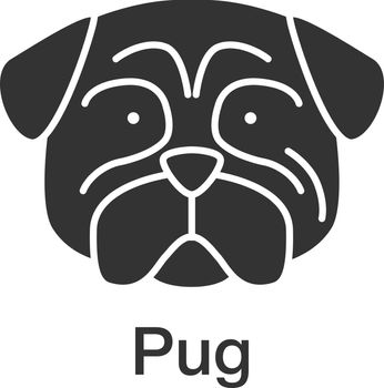 Pug glyph icon