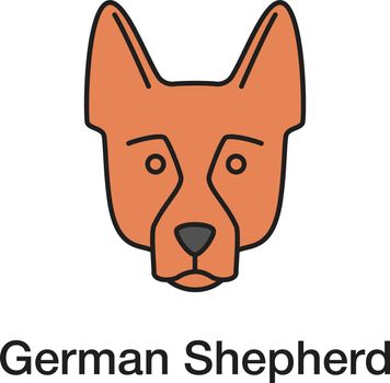 German Shepherd color icon