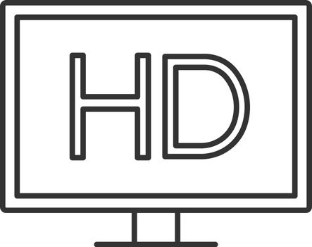 HD display linear icon
