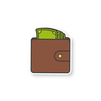 Wallet with money patch
