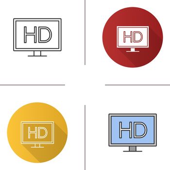 HD display icon