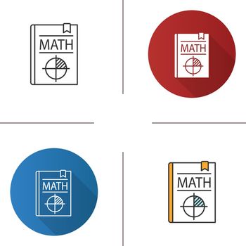 Math textbook icon