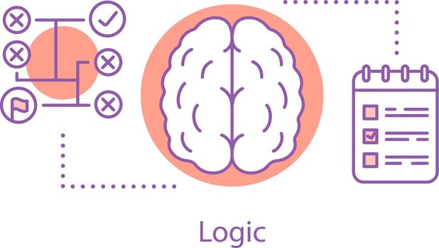 Logic concept icon