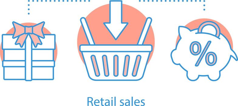 Retail sales concept icon
