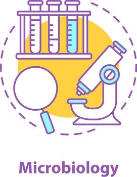 Microbiology concept icon