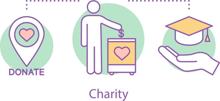 Charity concept icon
