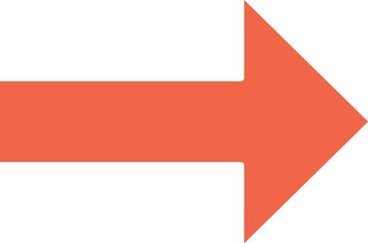Forward arrow glyph color icon