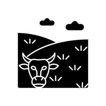 Pasture black glyph icon