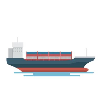 Transportation Logistics Container transport ship for marine export