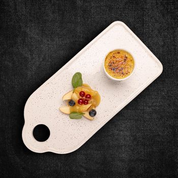 Goose liver pate with caramel crust