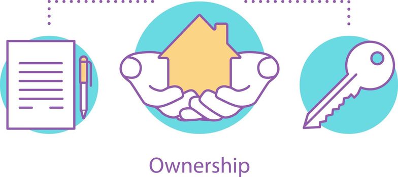 Ownership concept icon