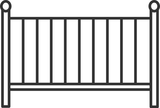 Crib linear icon