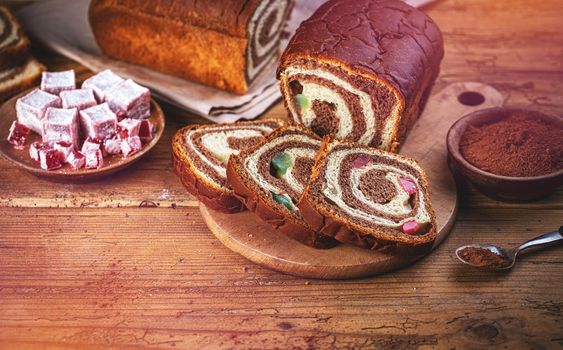 Romanian traditional sweet bread 