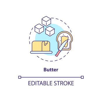 Butter concept icon