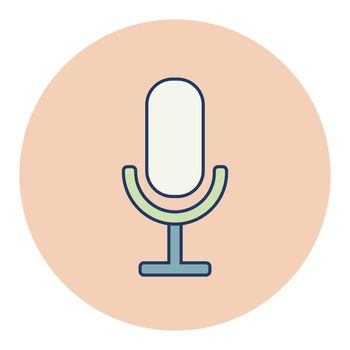 Record microphone mic vector icon