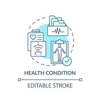 Health condition concept icon