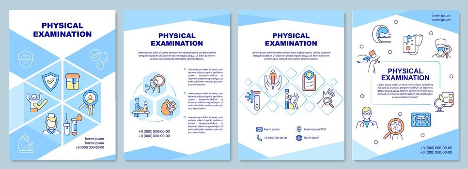 Physical examination brochure template