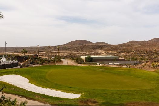 Golf course on Canary Island Tenerife, Spain