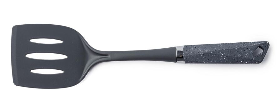 Plastic kitchen spatula utensil isolated on white