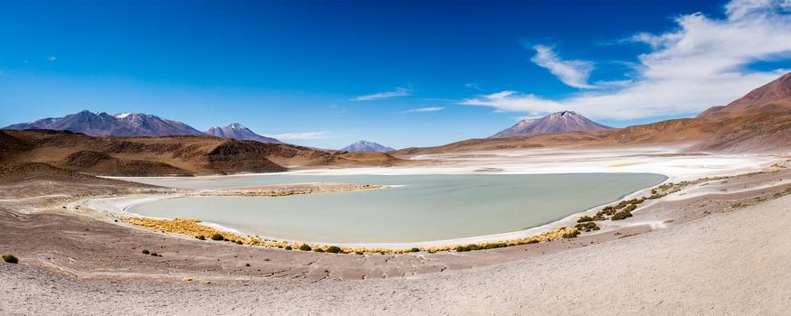 Mountanious lagoon in Bolivia