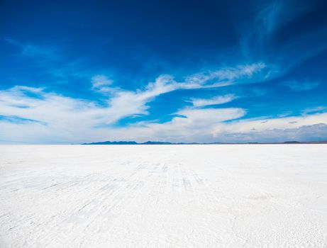 Sunshine white surface in Bolivia