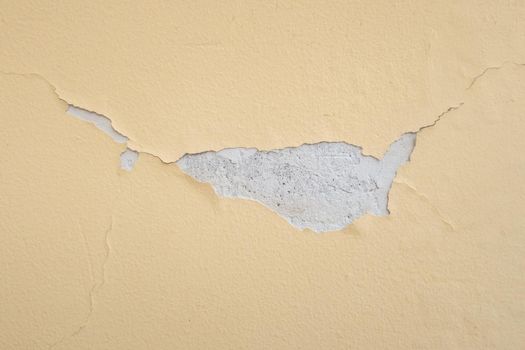 Background, peeling off the wall paint.