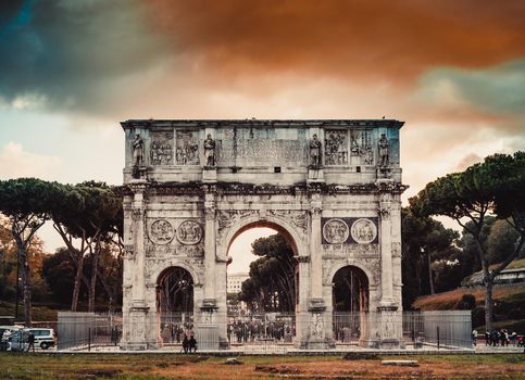 Arch of Constantine in Rome