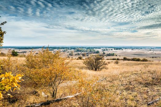 scenic view of Kharkov desert in autumn