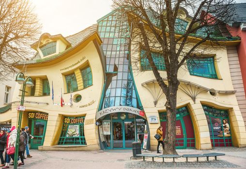 The Crooked House on the Sopot
