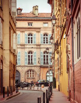 street with old buildings in Toulouse
