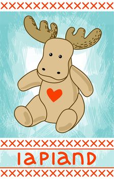 card with moose